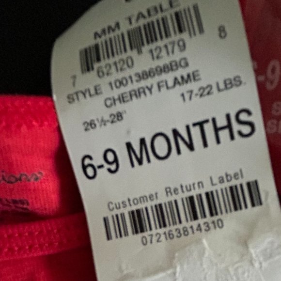 FIRST IMPRESSIONS GIRLS RED TOP - Picture 4 of 4